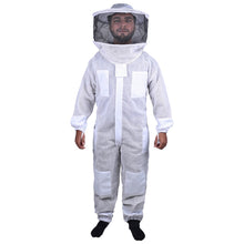 Load image into Gallery viewer, Beekeeping Bee Full Suit 3 Layer Mesh Ultra Cool Ventilated Round Head Beekeeping Protective Gear SIZE S
