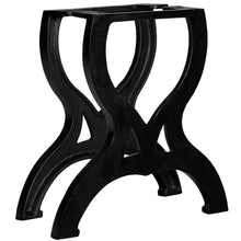 Load image into Gallery viewer, Coffee Table Legs 2 pcs X-Frame Cast Iron
