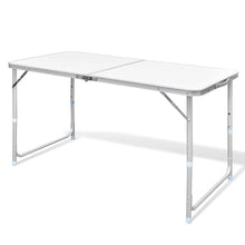 Load image into Gallery viewer, Foldable Camping Table Aluminium 120 x 60 cm
