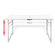 Load image into Gallery viewer, Foldable Camping Table Aluminium 120 x 60 cm
