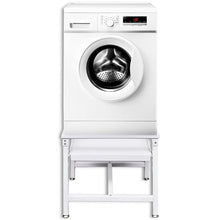 Load image into Gallery viewer, Washing Machine Pedestal with Pull-Out Shelf White
