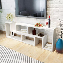 Load image into Gallery viewer, TV Cabinet Double L-Shaped White
