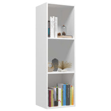 Load image into Gallery viewer, Book Cabinet/TV Cabinet White 36x30x114 cm Chipboard
