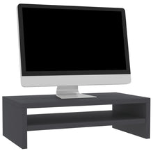 Load image into Gallery viewer, Monitor Stand Grey 42x24x13 cm Chipboard

