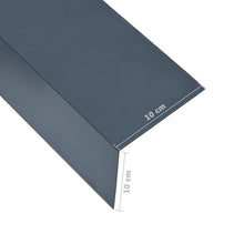 Load image into Gallery viewer, L-shape 90° Angle Sheets 5 pcs Aluminium Anthracite 170cm 100x100 mm
