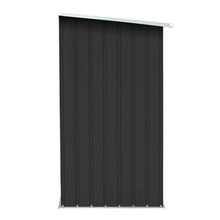 Load image into Gallery viewer, Garden Log Storage Shed Galvanised Steel 163x83x154 cm Anthracite

