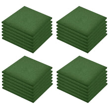 Load image into Gallery viewer, Fall Protection Tiles 24 pcs Rubber 50x50x3 cm Green
