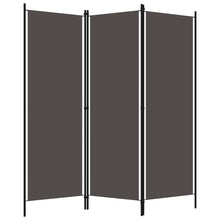 Load image into Gallery viewer, 3-Panel Room Divider Anthracite 150x180 cm
