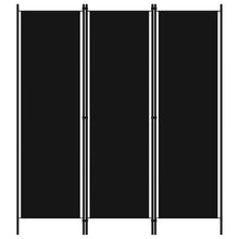 Load image into Gallery viewer, 3-Panel Room Divider Black 150x180 cm
