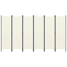 Load image into Gallery viewer, 6-Panel Room Divider Cream White 300x180 cm
