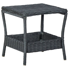 Load image into Gallery viewer, 2 Piece Garden Lounge Set with Cushions Poly Rattan Dark Grey
