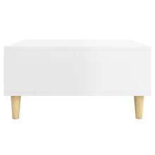 Load image into Gallery viewer, Coffee Table High Gloss White 60x60x30 cm Chipboard
