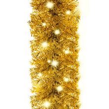 Load image into Gallery viewer, Christmas Garland with LED Lights 20 m Gold
