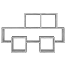 Load image into Gallery viewer, Car-shaped Wall Shelf Concrete Grey 82x15x51 cm Chipboard
