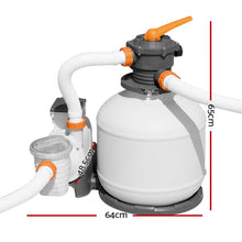 Load image into Gallery viewer, Bestway Sand Filter Above Ground Swimming Pool 3000GPH Pools Cleaning Pump
