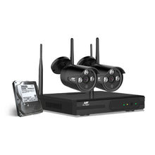 Load image into Gallery viewer, UL-Tech CCTV Wireless Security System 2TB 4CH NVR 1080P 2 Camera Sets
