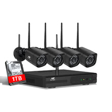 Load image into Gallery viewer, UL-tech CCTV Wireless Security Camera System 8CH Home Outdoor WIFI 4 Square Cameras Kit 1TB
