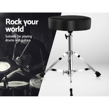 Load image into Gallery viewer, Adjustable Drum Stool Throne Stools Seat Chairs Chair Electric Guitar Piano Kits
