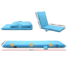 Load image into Gallery viewer, Adjustable Beach Sun Pool Lounger - Blue
