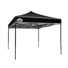 Load image into Gallery viewer, Instahut Gazebo Pop Up Marquee 3x3m Outdoor Tent Folding Wedding Gazebos Black
