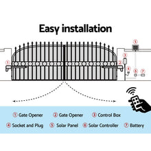 Load image into Gallery viewer, LockMaster 40W Solar Power Swing Gate Opener Auto Electric Remote Control 1000KG
