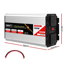 Load image into Gallery viewer, Giantz 1500W Puresine Wave DC-AC Power Inverter
