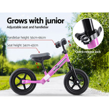Load image into Gallery viewer, Rigo Kids Balance Bike Ride On Toys Push Bicycle Wheels Toddler Baby 12&quot; Bikes Pink
