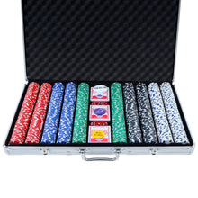 Load image into Gallery viewer, Poker Chip Set 1000PC Chips TEXAS HOLD&#39;EM Casino Gambling Dice Cards
