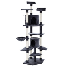 Load image into Gallery viewer, i.Pet Cat Tree 203cm Trees Scratching Post Scratcher Tower Condo House Furniture Wood
