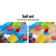 Load image into Gallery viewer, Keezi Kids Beach Sand and Water Toys Outdoor Table Pirate Ship Childrens Sandpit

