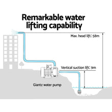 Load image into Gallery viewer, Giantz 1800W High Pressure Garden Water Pump

