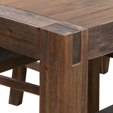 Load image into Gallery viewer, Dining Table 210cm Large Size with Solid Acacia  Wooden Base in Chocolate Colour
