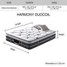Load image into Gallery viewer, King Mattress in Gel Memory Foam 5 Zone Pocket Coil Deep Quilting Plush
