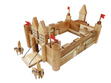 Load image into Gallery viewer, Wooden Castle Building Set
