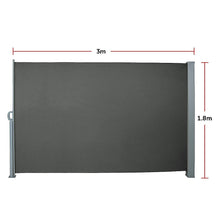 Load image into Gallery viewer, 1.8X3M Retractable Side Awning Shade
