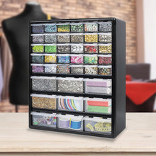 Load image into Gallery viewer, Storage Cabinet Drawers 39 Plastic Tool Box Containers Organiser Cupboard
