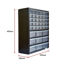 Load image into Gallery viewer, Storage Cabinet Drawers 39 Plastic Tool Box Containers Organiser Cupboard
