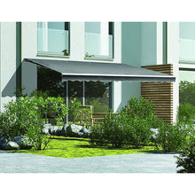 Load image into Gallery viewer, Outdoor Folding Arm Awning Retractable Sunshade Canopy Grey 5.0m x 3.0m
