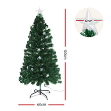 Load image into Gallery viewer, Jingle Jollys 1.2M 4FT LED Christmas Tree Xmas Optic Fiber Multi Colour Lights
