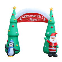 Load image into Gallery viewer, Jingle Jollys Inflatable Christmas Tree Archway Santa 3M Xmas Outdoor Decoration
