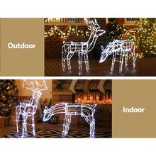 Load image into Gallery viewer, Jingle Jollys Christmas Motif Lights LED Rope Reindeer Waterproof Solar Powered
